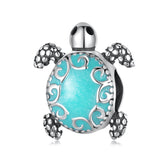 Aqua Turtle Charm
