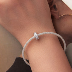 Princess Cut Spacer Charm