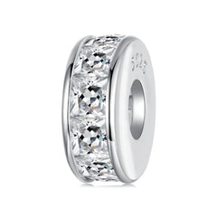 Princess Cut Spacer Charm