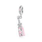 Pink Champagne Dangle Charm