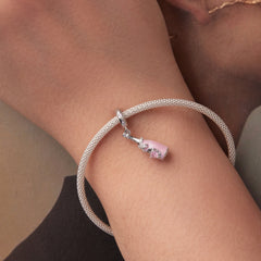 Pink Champagne Dangle Charm