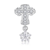 Cross & Star Charm