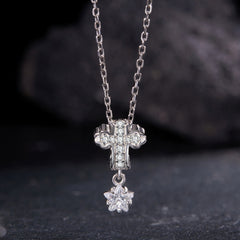 Cross & Star Charm