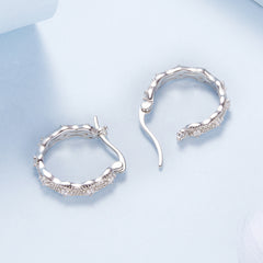 Lace Hoop Earrings