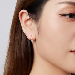 Romantic Bow Hook Earrings