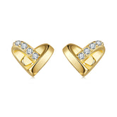 Heart Stud Earrings