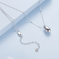 Tear Drop Pendant Necklace