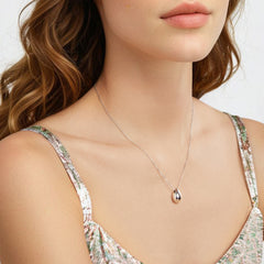 Tear Drop Pendant Necklace