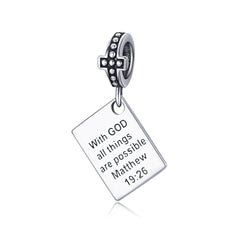bible verse pandora charm NZ | Lullaboo
