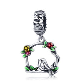 Bird Wreath Charm NZ | Lullaboo