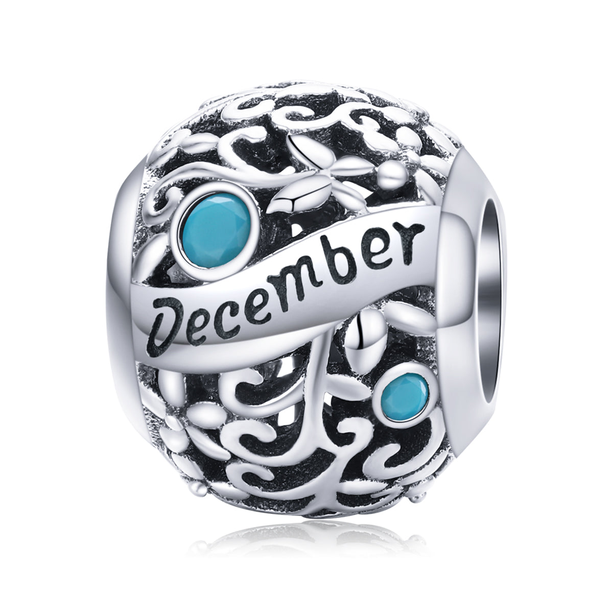 december birthstone charm