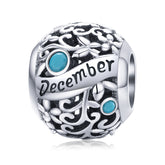 december birthstone charm