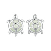 Glow-In-The-Dark Turtle Stud Earrings