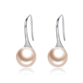 Golden Long Pearl Drop Earrings