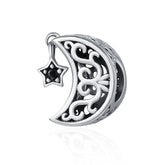 half moon & star pandora charm