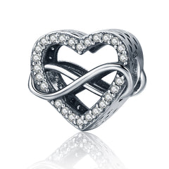 Infinity-heart-charm