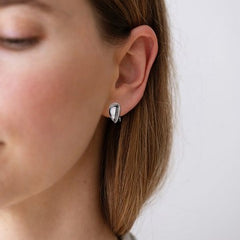 CZ Tear Drop Earrings