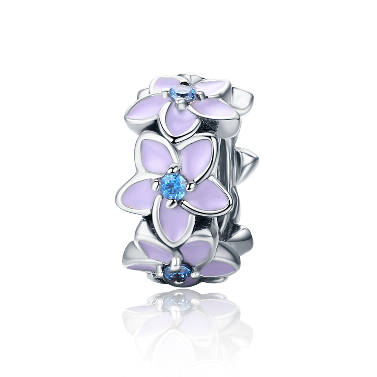 Lavender Flowers Pandora Charm