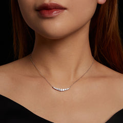 Vintage Moissanite Pendant Necklace