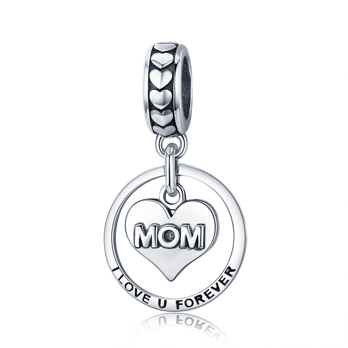 Mom I Love You Forever Charm NZ | Lullaboo