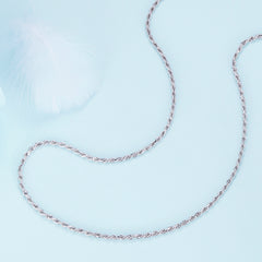 Twisted Silver Necklace