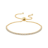 Gold Sparkling Strand Bracelet