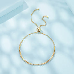 Gold Sparkling Strand Bracelet