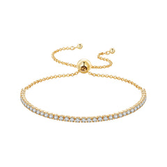 Gold Sparkling Strand Bracelet