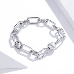 Chunky Silver Chain Bracelet