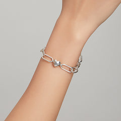 Chunky Silver Chain Bracelet