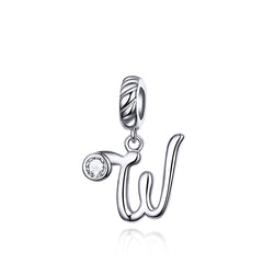 Letter W Pendant Pandora Charm NZ