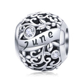 June Pandora Birthstone charm
