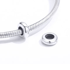 Simple Silver Spacer Charm
