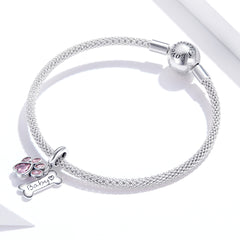 Pink Paw Baby Bone Charm - Lullaboo