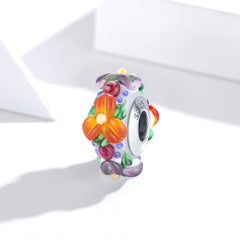 Floral Glass Bead