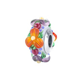 Floral Glass Bead