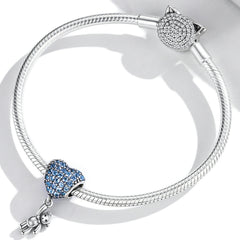 Baby Boy Teddy Charm