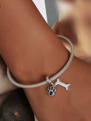 Blue Paw and Bone Charm - Lullaboo
