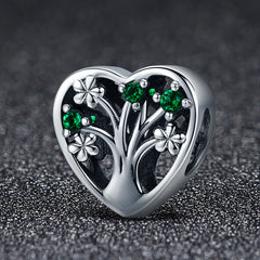 Tree of Life Heart Charm