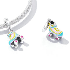 Roller Skate Pendant Charm - Lullaboo