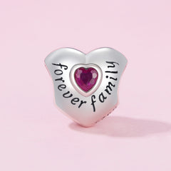 Forever Family Heart Charm