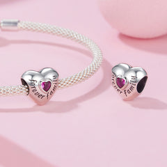 Forever Family Heart Charm