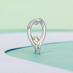 Dachshund Heart Charm