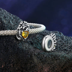 November Birth Flower Charm