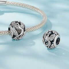 Flying Phoenix Charm