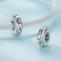 Moon & Star Spacer Charm