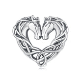 Horse Heart Charm