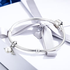 Pearl Angel Wings Charm