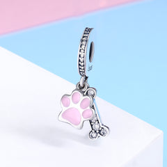 Dog Paw & Bone Charm - Lullaboo
