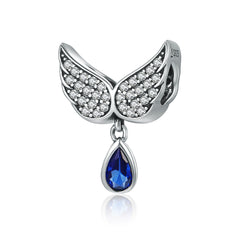 Angel Wings CZ Charm